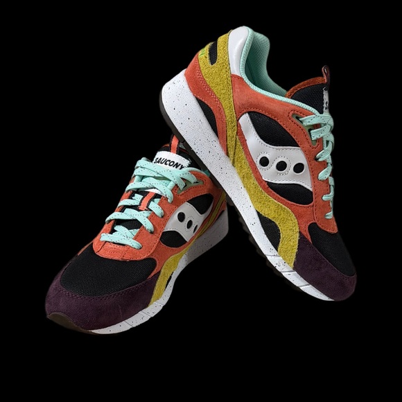 Saucony multicolor suede and mesh Lifestyle runner Men’s Size 11 🔥NEW🔥 - Picture 9 of 11